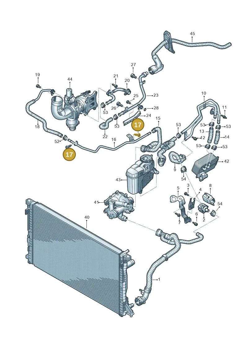 4K0122291E — Audi A6 (2018-2025) diagram 430121052, position 17