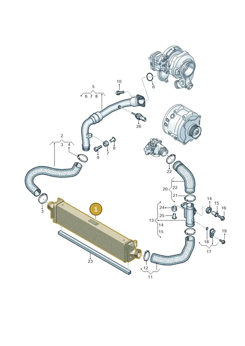 4K0145805Q — Audi A6 (2018-2025) diagram 435145650, position 1