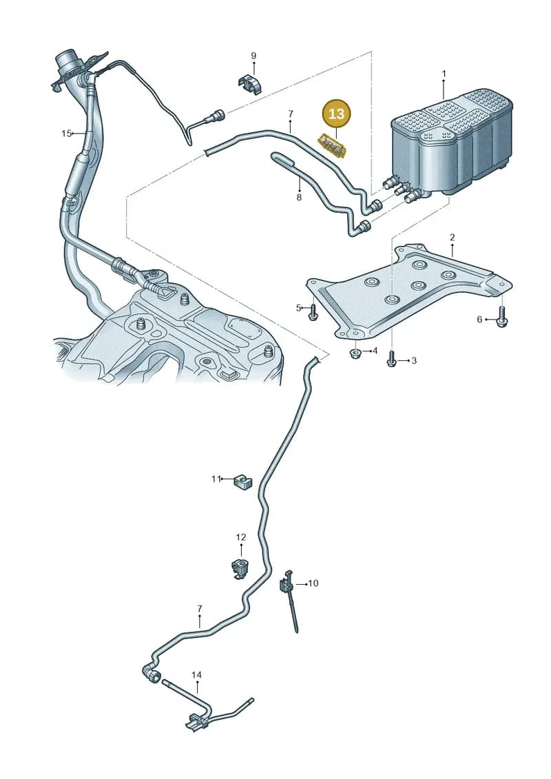 4K0201449AB — Audi RS6 Avant (2019-2025) diagram 538201830, position 13