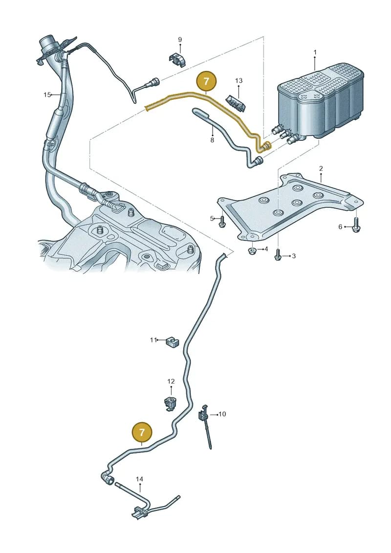 4K0201991AS — Audi RS6 Avant (2019-2025) diagram 538201830, position 7
