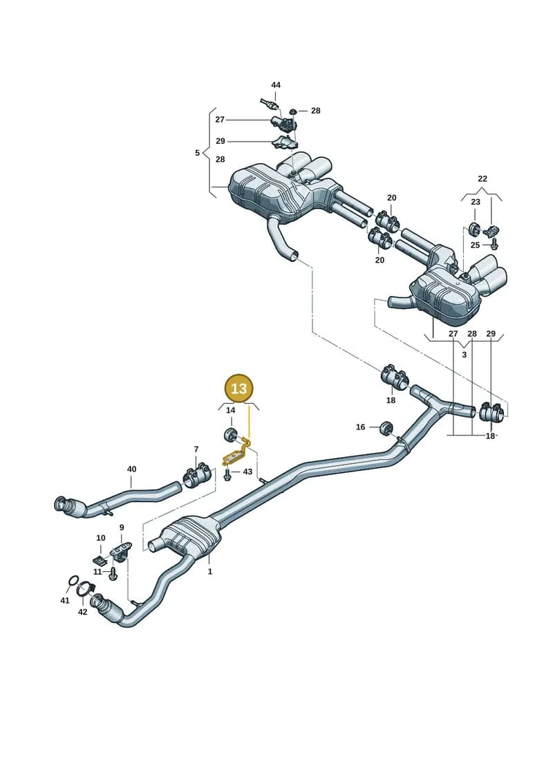 4K0253144G — Audi A5 Limousine (2024-2025) diagram 8wk253860, position 13