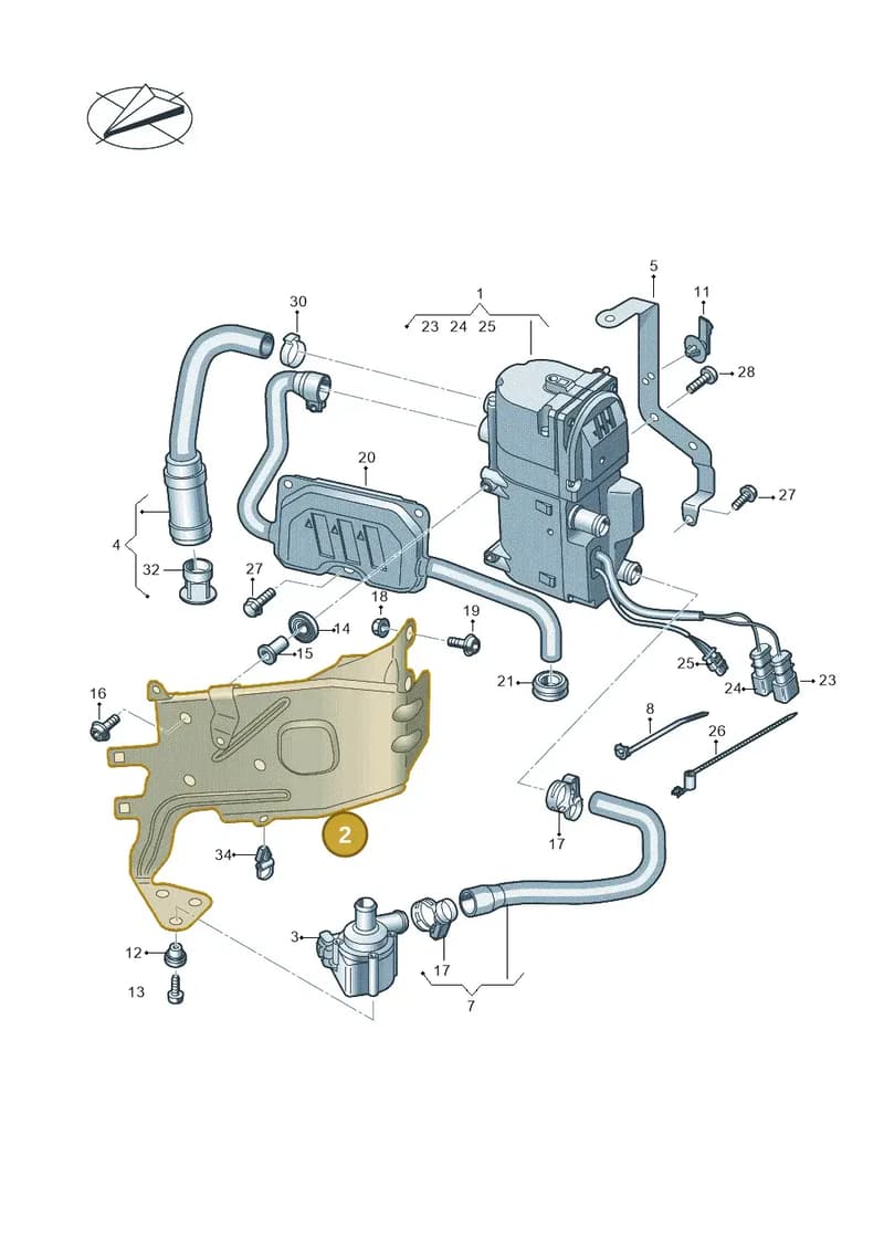4K0265335F — Audi A6 (2018-2025) diagram 435261000, position 2