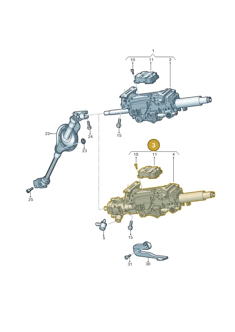 4K0419506L — Audi A6 (2018-2025) diagram 435419500, position 3