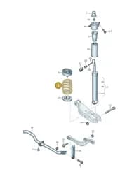 4K0511115NJ Audi Coil Spring