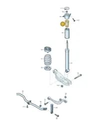 4K0512131C Audi Helper Spring
