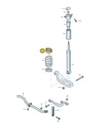 4K0512149H Audi Spring Support