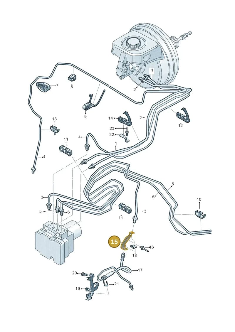 4K0611846L — Audi RS6 Avant (2019-2025) diagram 435611200, position 15