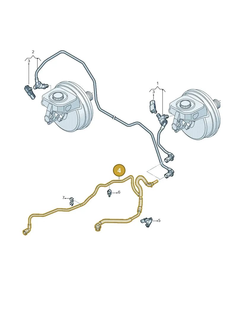 4K0611931BF — Audi RS6 Avant (2019-2025) diagram 538611700, position 4