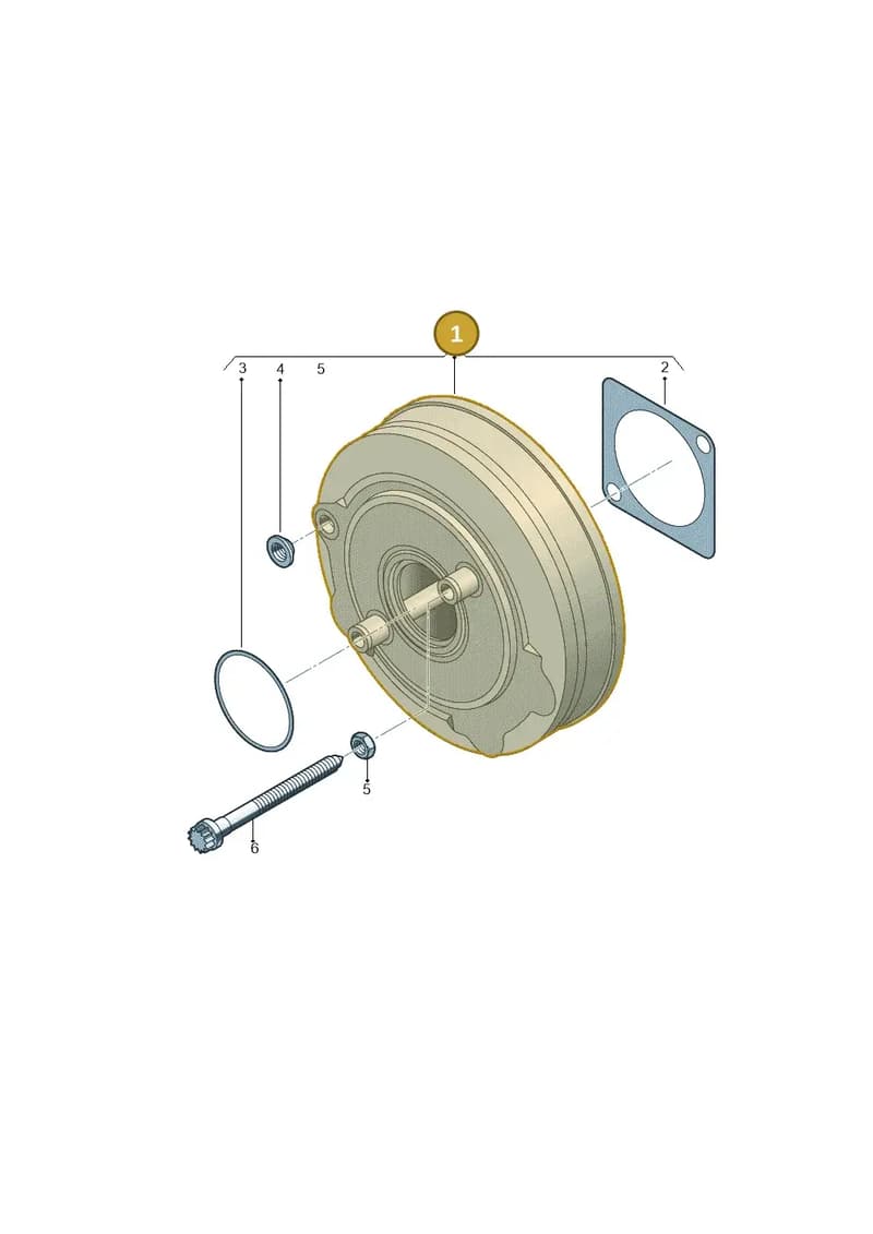 4K0612107C — Audi A6 (2018-2025) diagram 896612100, position 1