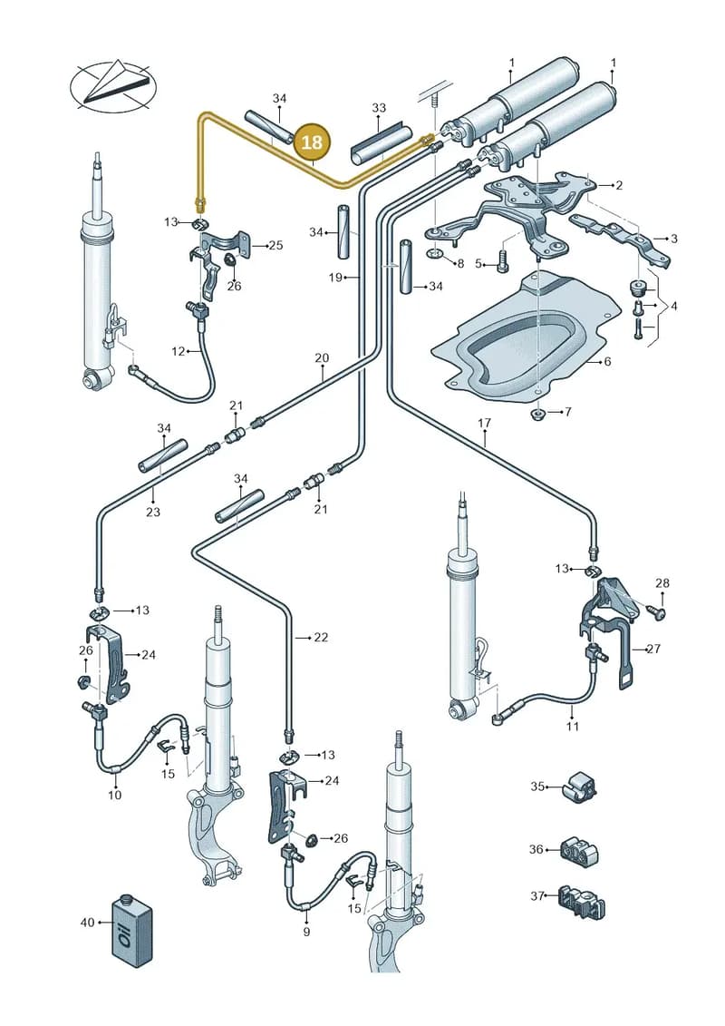 4K0616862K — Audi RS6 Avant (2019-2025) diagram 537616400, position 18