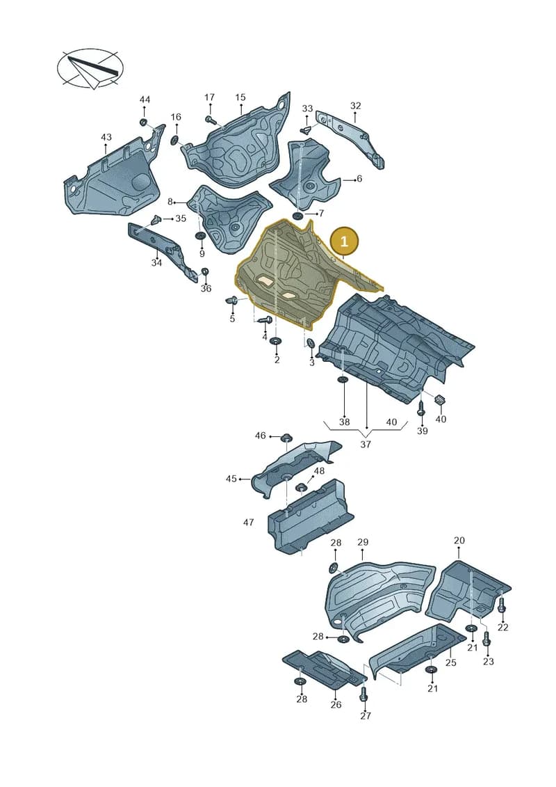 4K0803979AH — Audi RS6 Avant (2019-2025) diagram 435804000, position 1