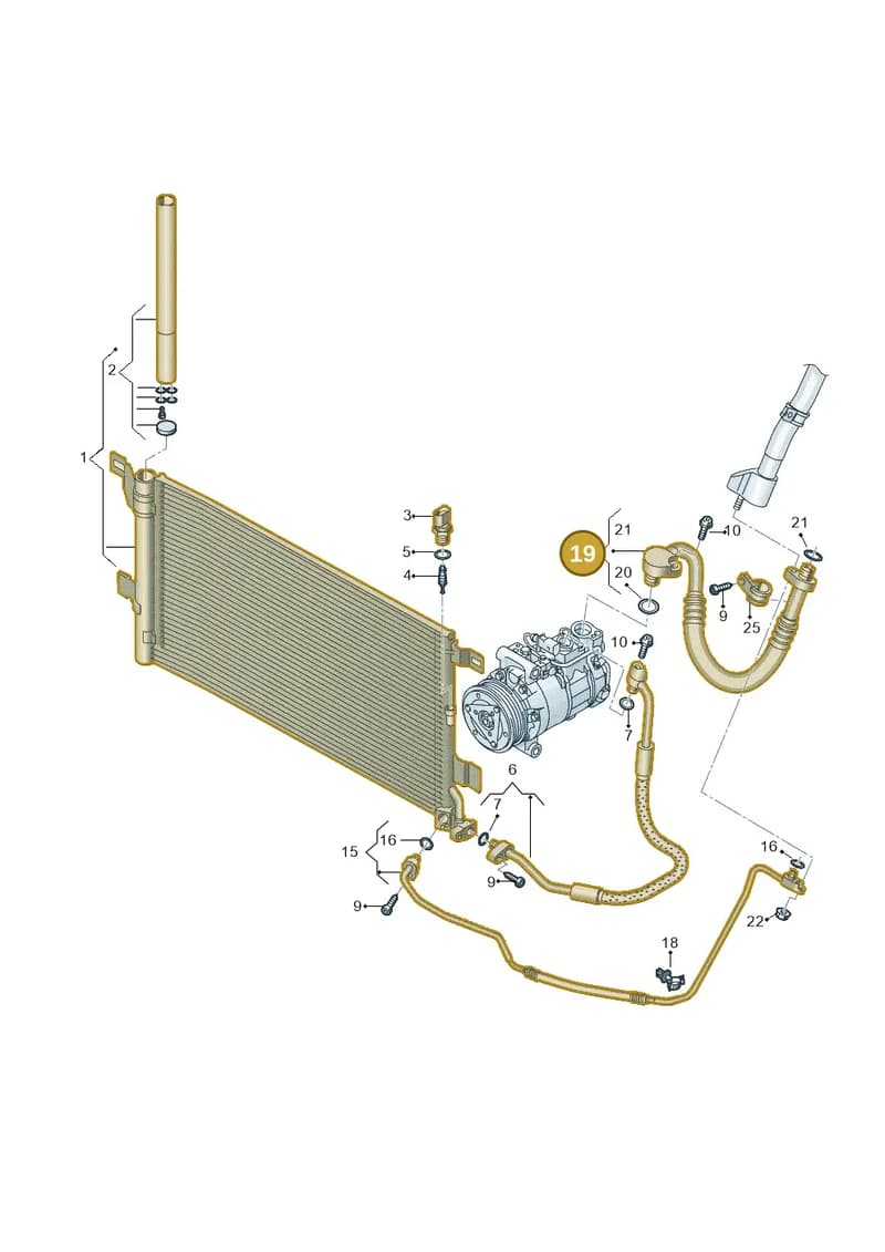 4K0816743CM — Audi RS6 Avant (2019-2025) diagram 537260400, position 19
