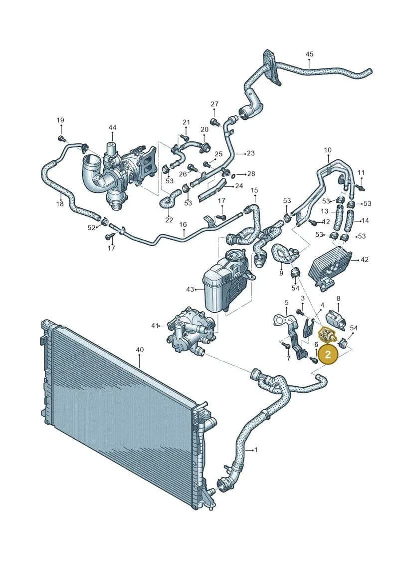 4K0819345BB — Audi A6 (2018-2025) diagram 430121052, position 2