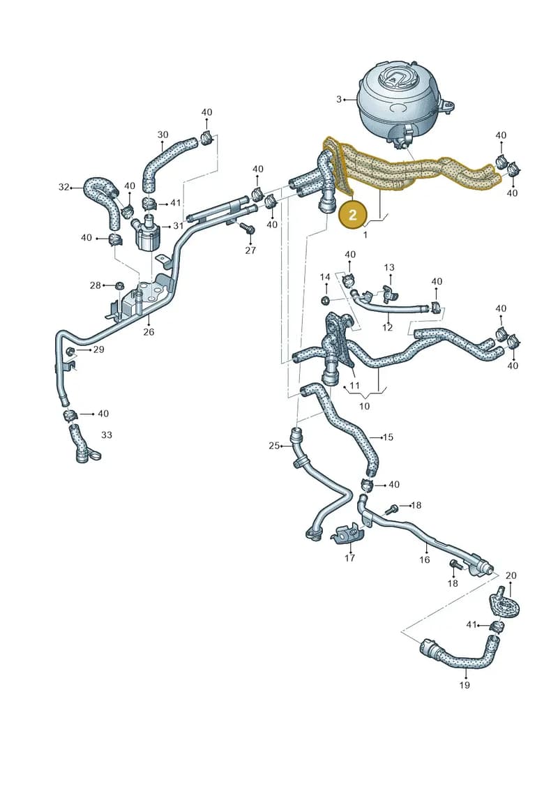 4K0819345BD — Audi RS6 Avant (2019-2025) diagram 538121010, position 2