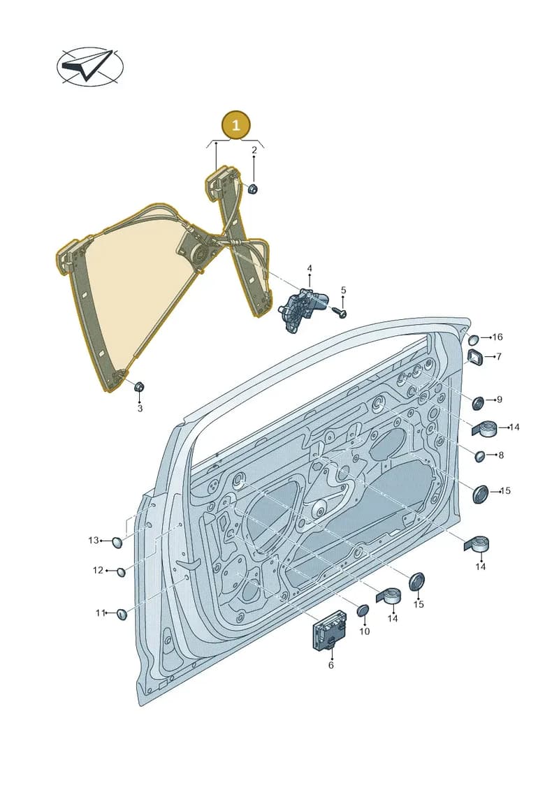 4K0837461 — Audi RS6 Avant (2019-2025) diagram 430837060, position 1