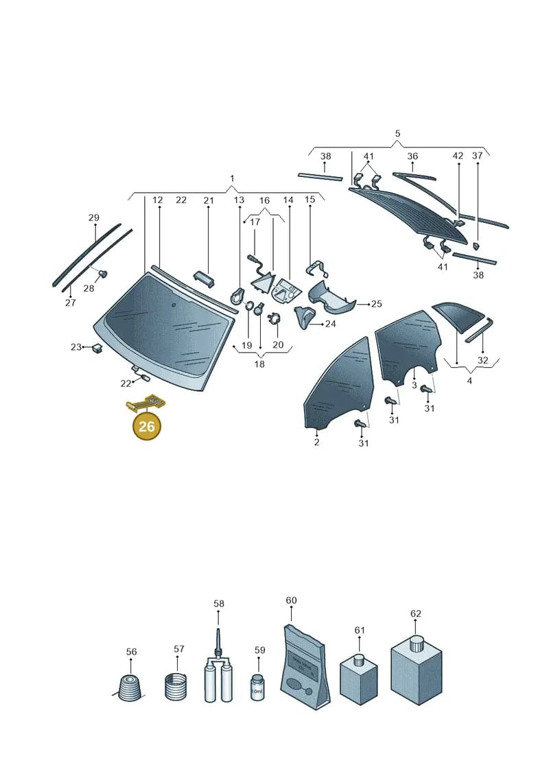 4K0845631 — Audi RS7 Sportback (2019-2025) diagram 435845000, position 26