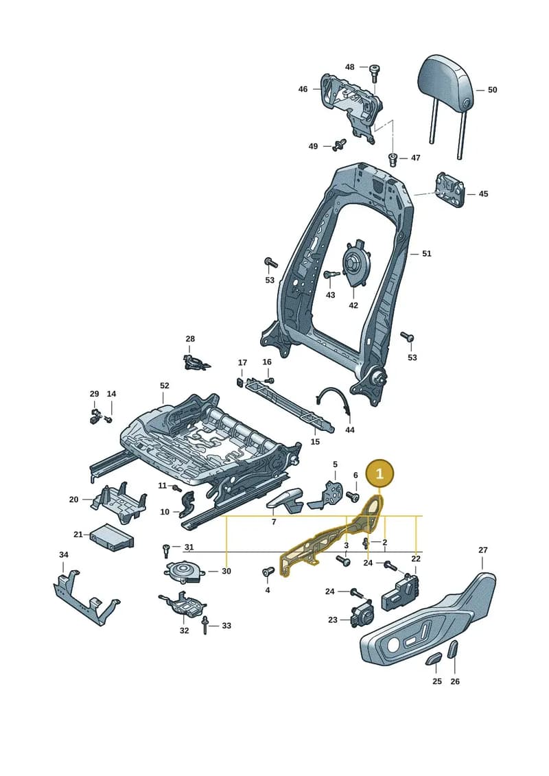 4K0881560A — Audi Q6 e-tron (2023-2025) diagram f5s881300, position 1
