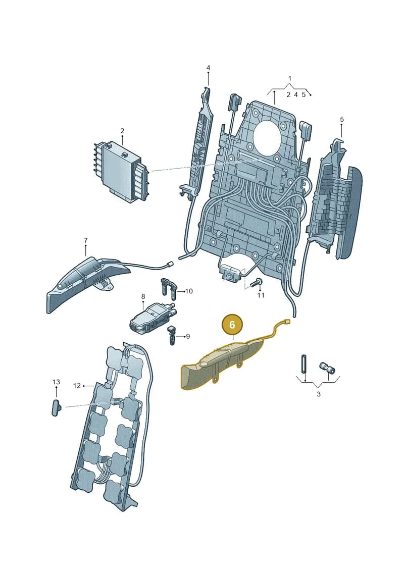 4K0881617 — Audi RS6 Avant (2019-2025) diagram 838959220, position 6