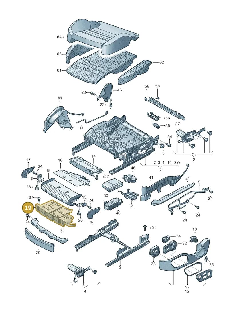 4K0882775 — Audi RS6 Avant (2019-2025) diagram 435881200, position 19