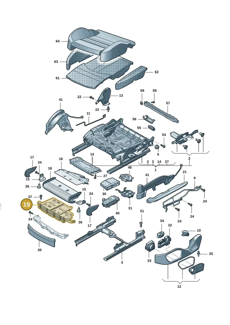 4K0882776 — Audi A6 L 2.0 (2018-) diagram 577881020, position 19