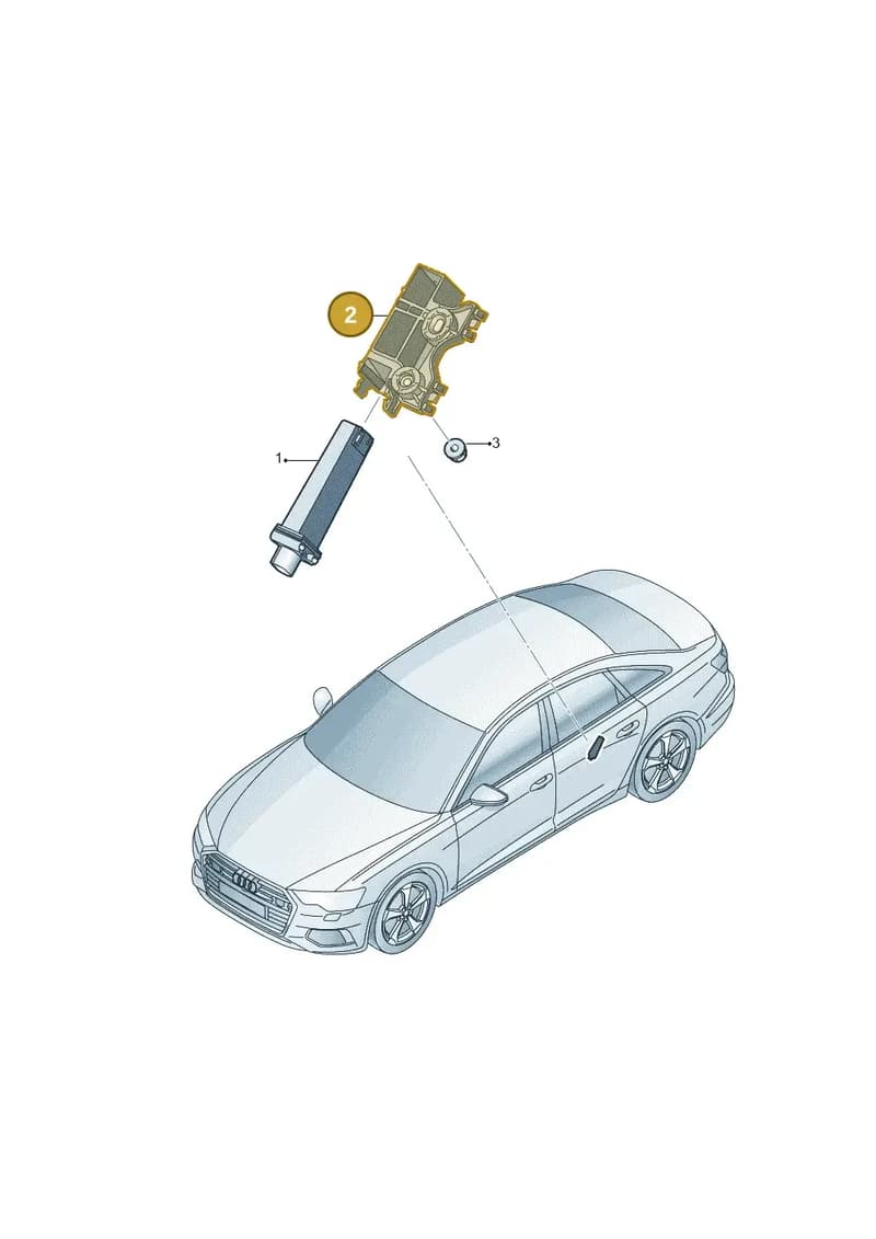 4K0907249A — Audi RS6 Avant (2019-2025) diagram 430907600, position 2