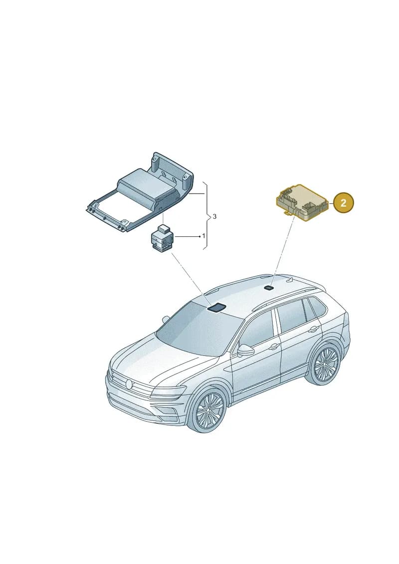 4K0907594AB — Volkswagen New Lavida (2018-2023) diagram 884959000, position 2