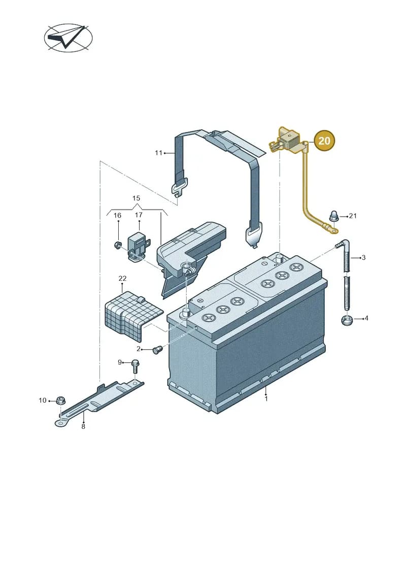 4K0915181D — Audi RS6 Avant (2019-2025) diagram 435915000, position 20