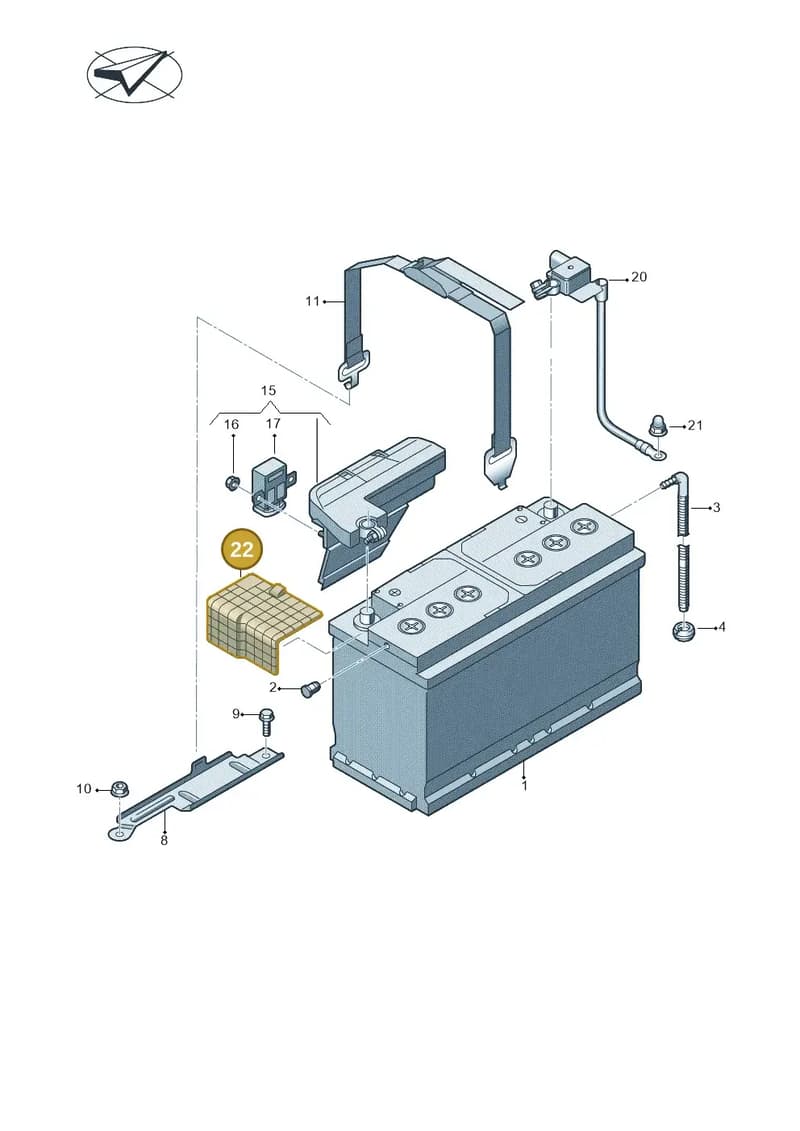 4K0915429A — Audi RS6 Avant (2019-2025) diagram 435915000, position 22