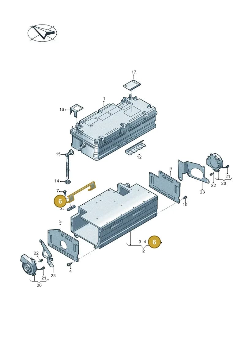 4K0915749B — Audi A8 (2017-2025) diagram 838915050, position 6