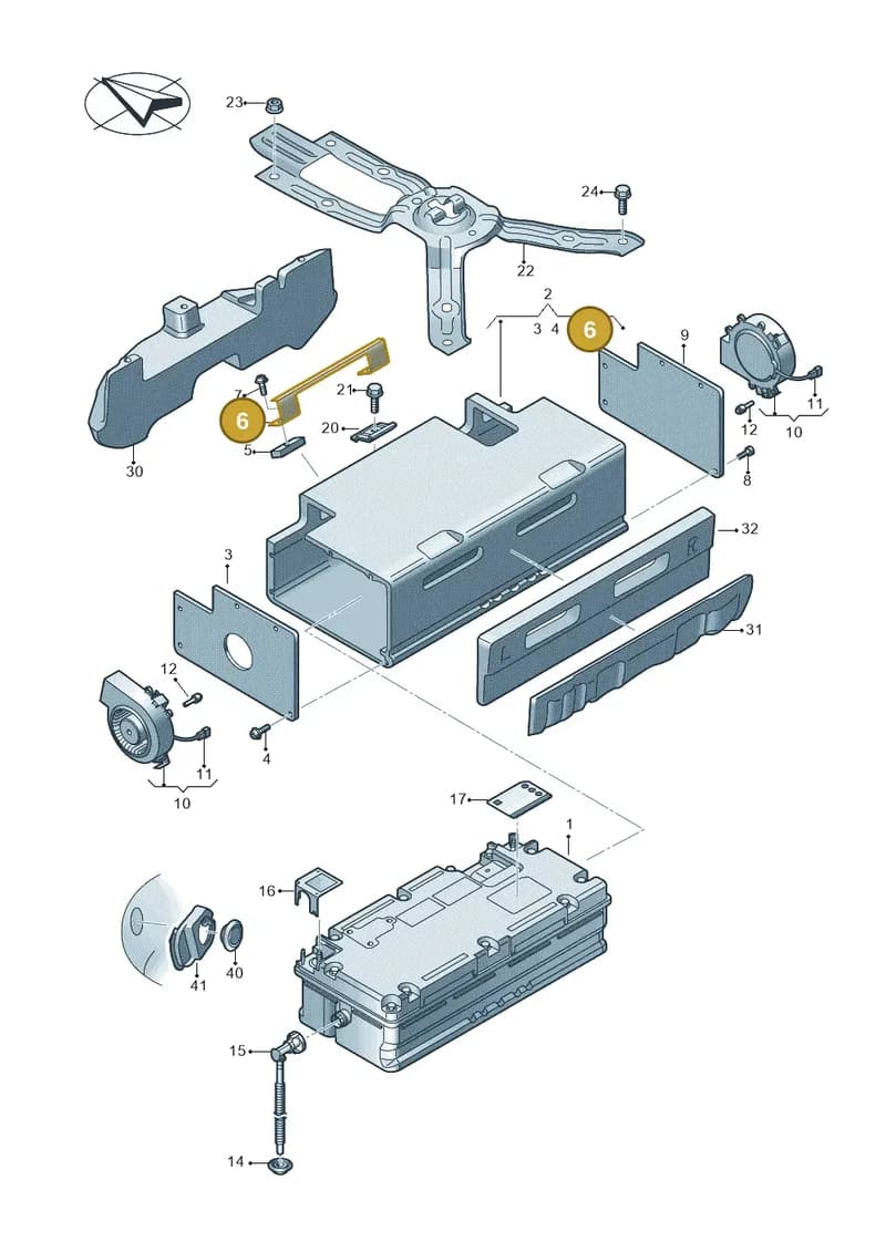 4K0915749B — Audi RS6 Avant (2019-2025) diagram 435915050, position 6