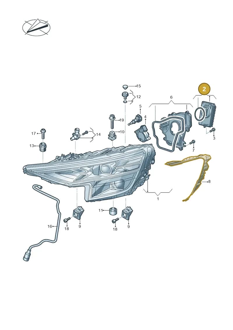 4K0941592AL — Audi RS Q8 (2019-2025) diagram 429941020, position 2