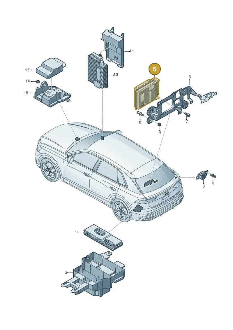 4K0959663 — Audi RS Q8 (2019-2025) diagram 429959040, position 5