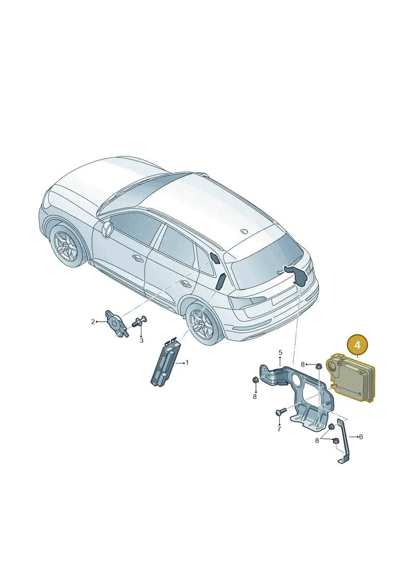 4K0959663 — Audi Q5 (2016-2025) diagram 896959400, position 4