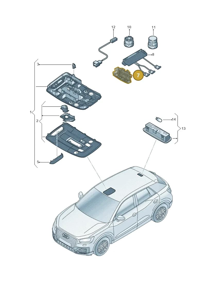 4K09597286PS — Audi Q2 (2016-2025) diagram 803947050, position 7
