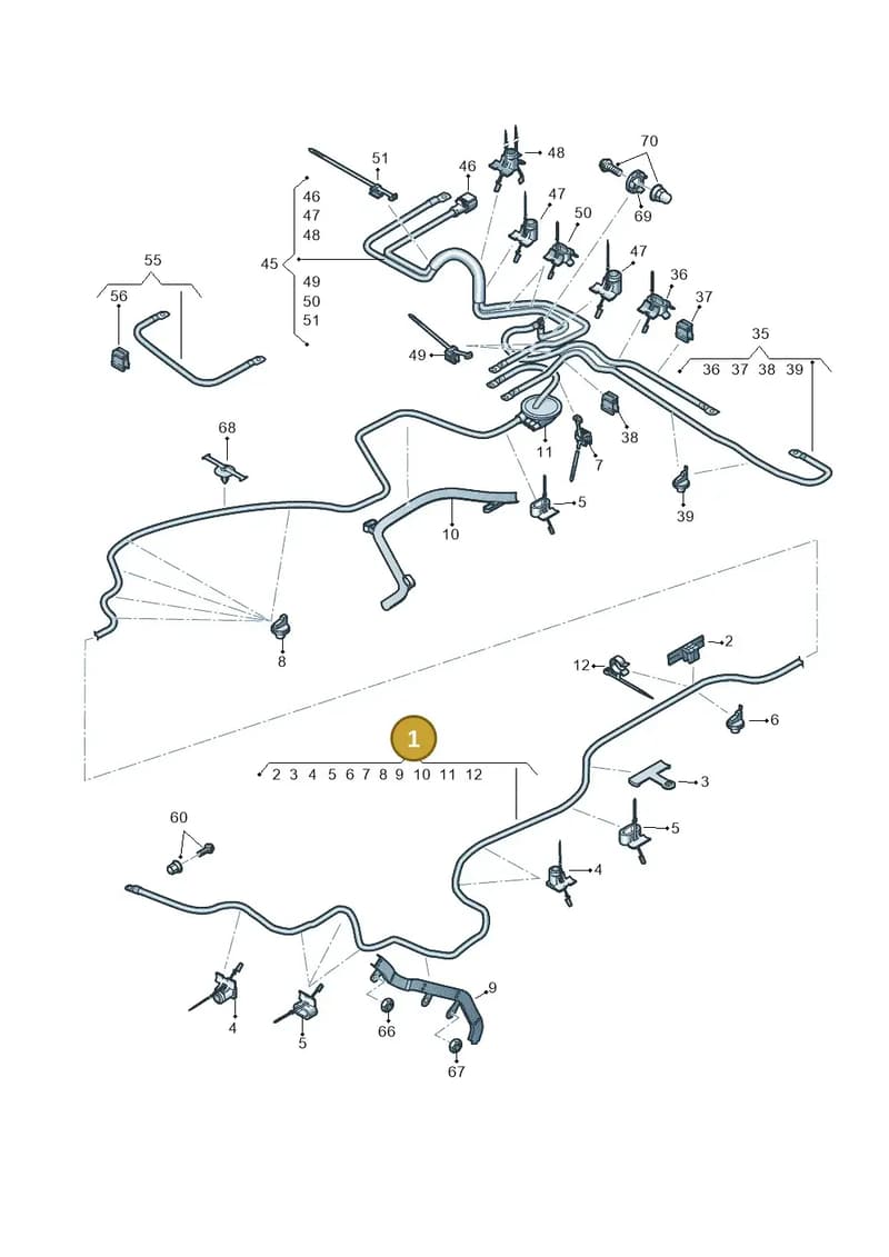 4K0971227L — Audi RS6 Avant (2019-2025) diagram 538972020, position 1