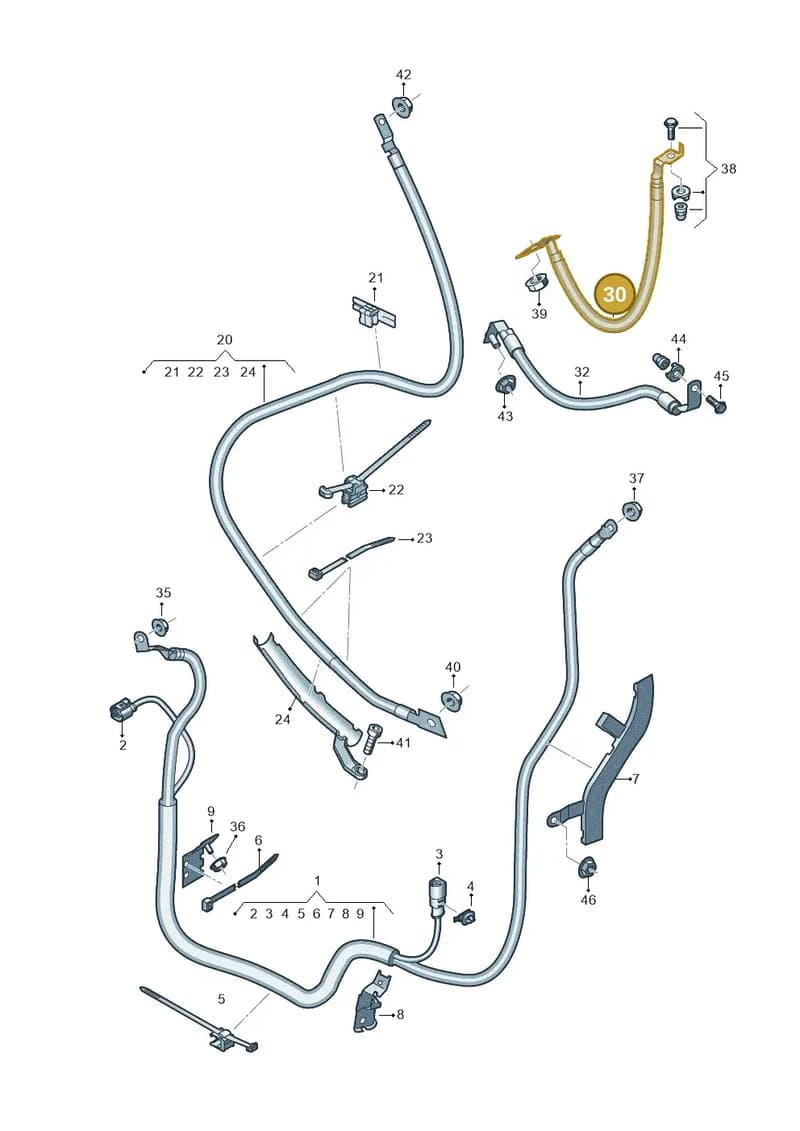 4K0971238C — Audi RS6 Avant (2019-2025) diagram 538972070, position 30
