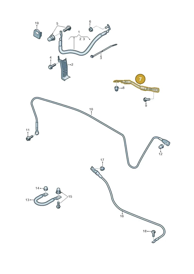 4K0971537 — Audi A6 (2018-2025) diagram 435971960, position 7