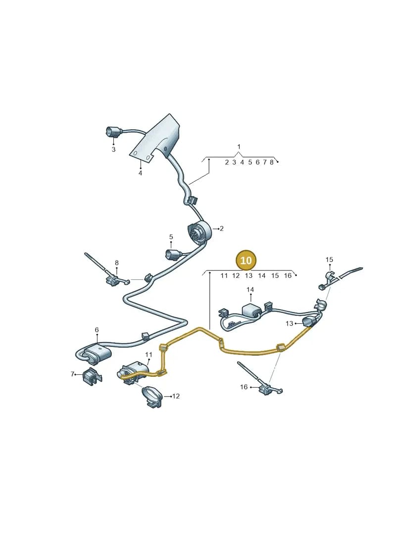 4K0971769G — Audi RS6 Avant (2019-2025) diagram 538971600, position 10