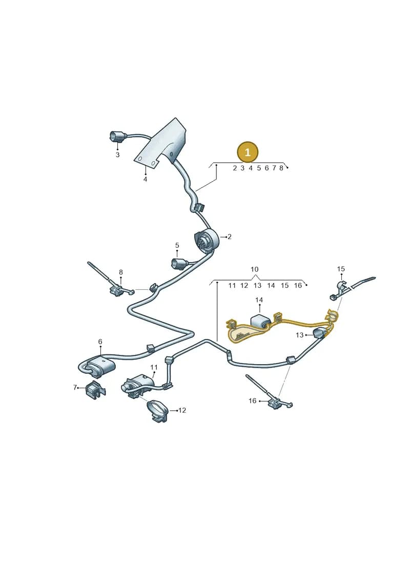 4K0971769H — Audi RS6 Avant (2019-2025) diagram 538971600, position 1