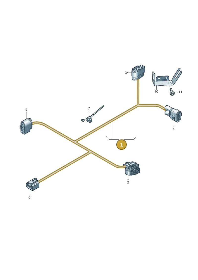 4K0971769R — Audi A6 (2018-2025) diagram 435971600, position 1