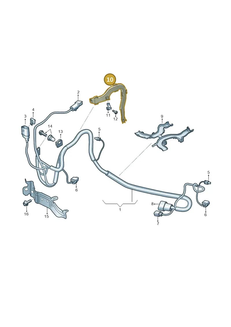 4K0971824L — Audi RS6 Avant (2019-2025) diagram 435972800, position 10