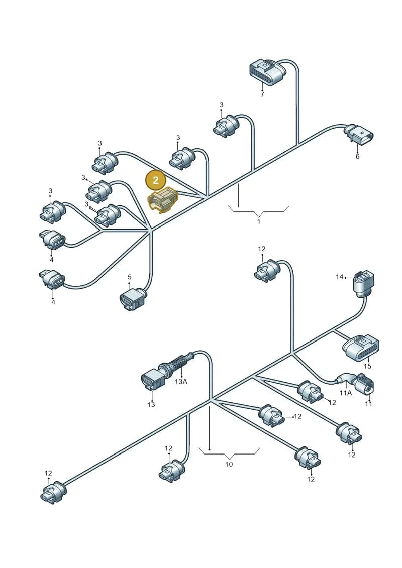 4K0973703B — Audi A5 Limousine (2024-2025) diagram 771971210, position 2