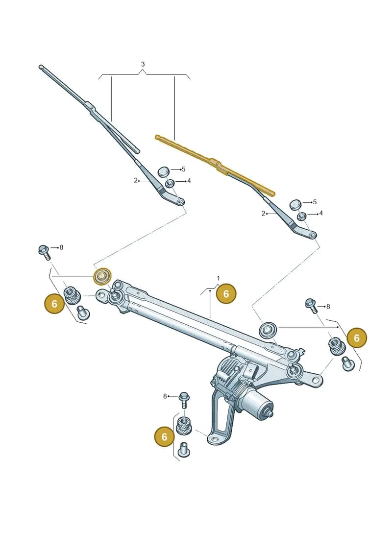 4K0998754 — Audi RS6 Avant (2019-2025) diagram 896955000, position 6