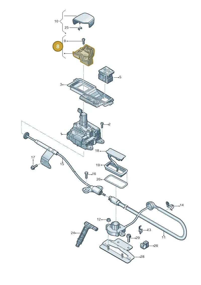 4K1713140EAOE — Audi RS Q8 Quattro (2019-) diagram 429713100, position 8