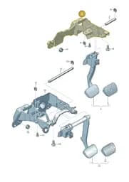 4K1723117A Audi Bracket for Pedal Cluster