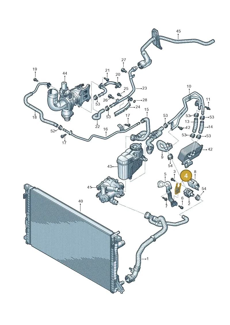 4K1819377E — Audi A6 (2018-2025) diagram 430121052, position 4