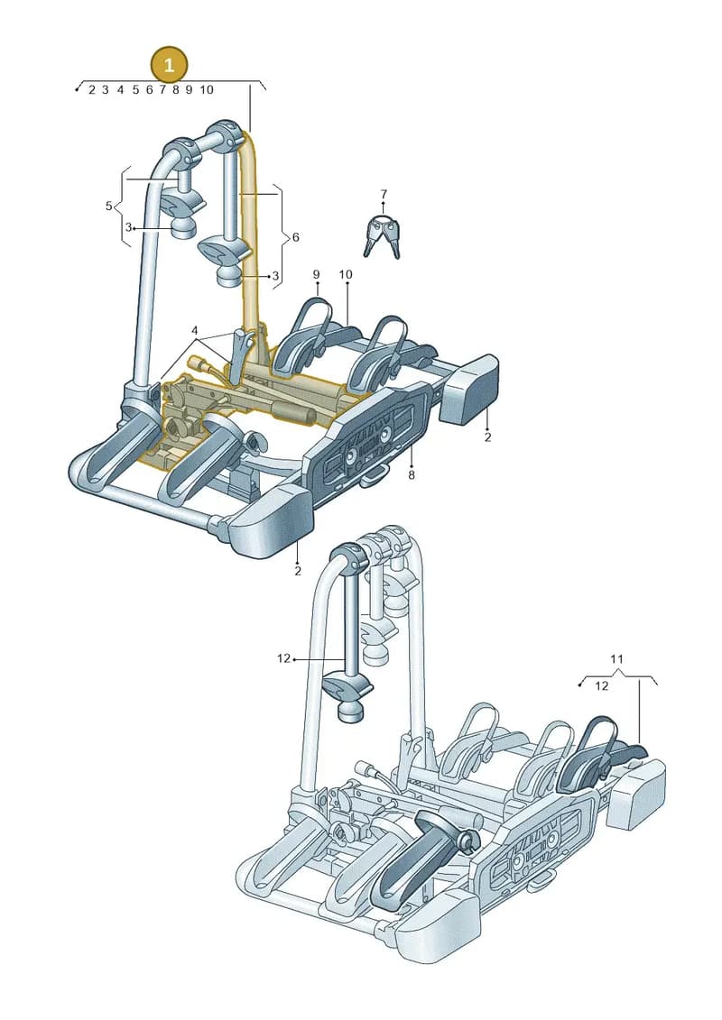 4K2071105 — Audi Q4 Sportback (2021-2025) diagram 430071061, position 1