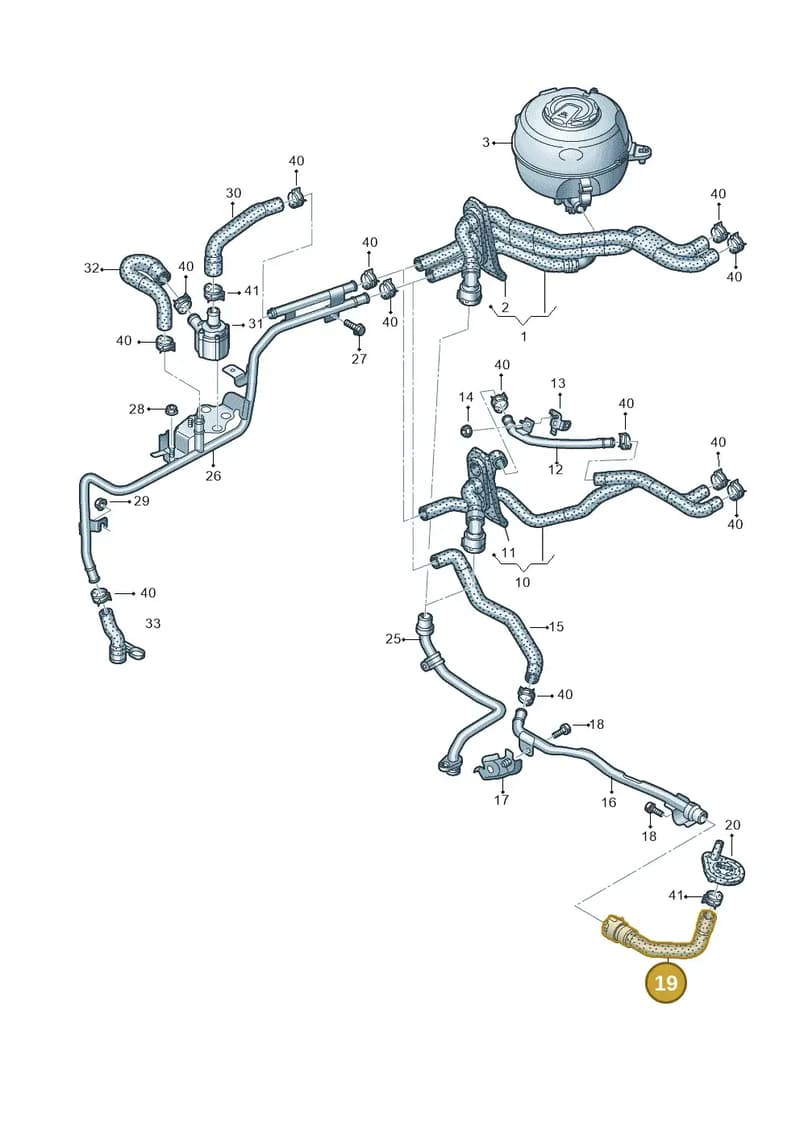 4K2121051 — Audi RS6 Avant (2019-2025) diagram 538121010, position 19