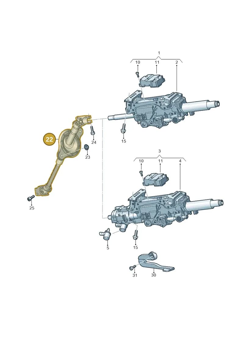 4K2419753C — Audi RS6 Avant (2019-2025) diagram 435419500, position 22