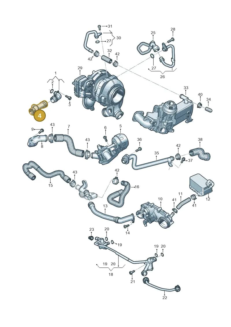 4K2819377R — Audi A6 (2018-2025) diagram 435121152, position 4